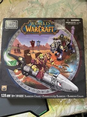 Mega Bloks World Of Warcraft 91025 Barren Lands Chase Megablocks New Sealed